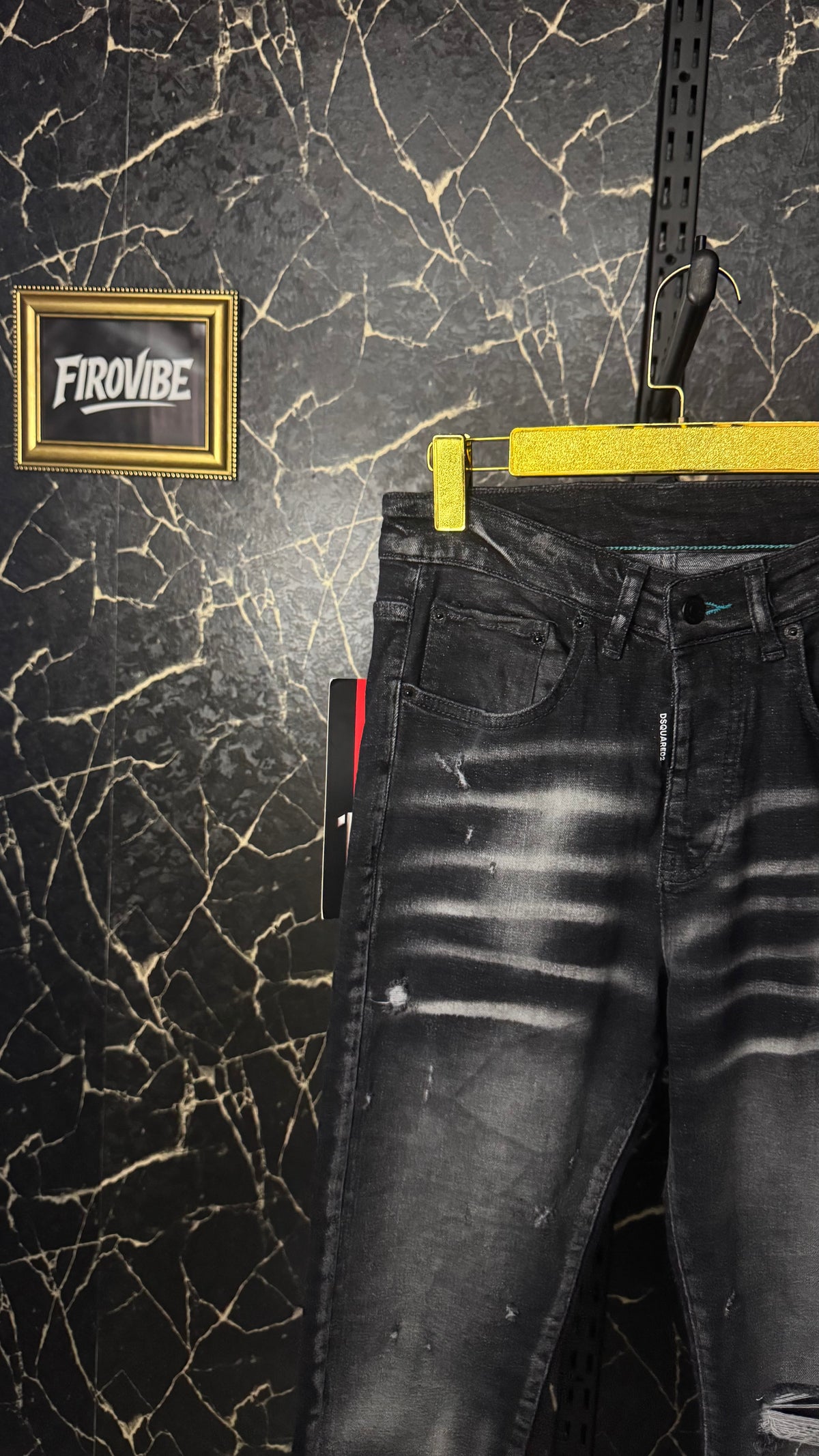 DSquared2 Black Slim Denim