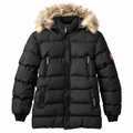 Canada Goose Kürklü Siyah Şişme Mont