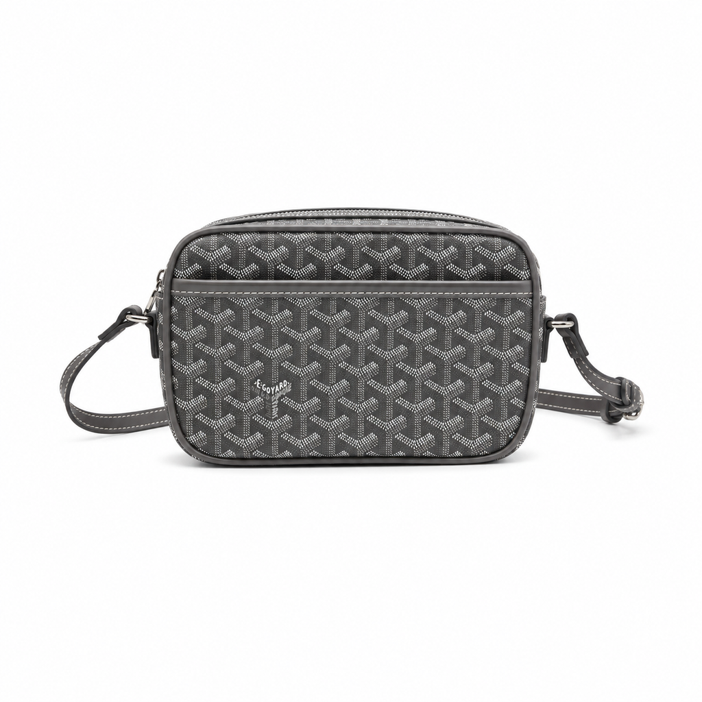 Goyard Desenli Omuz Çantası – Antrasit
