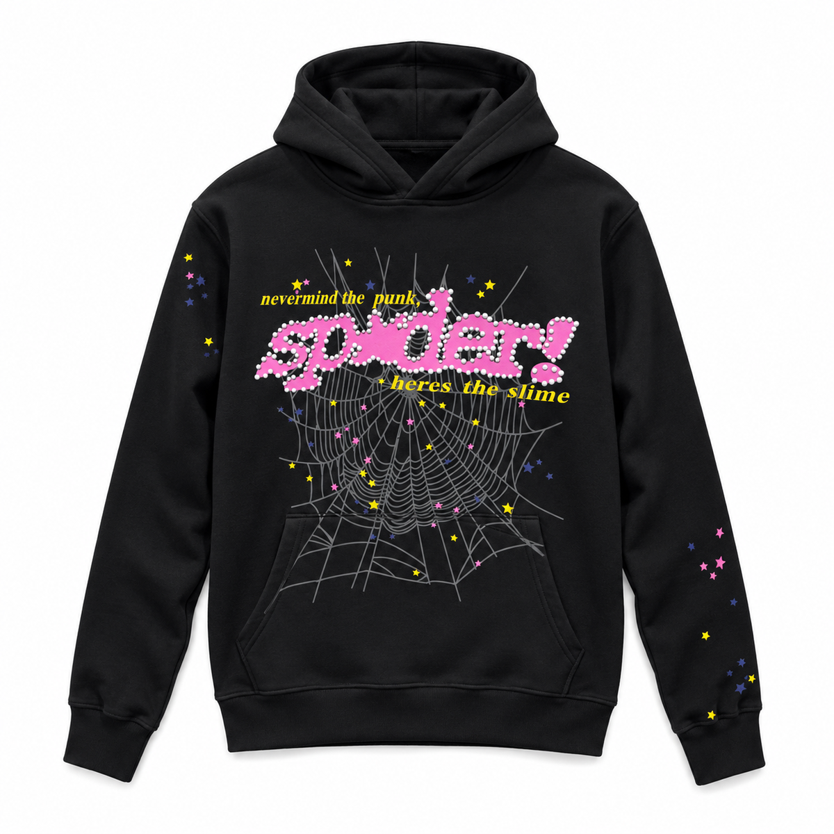 Spider Web Hoodie Siyah