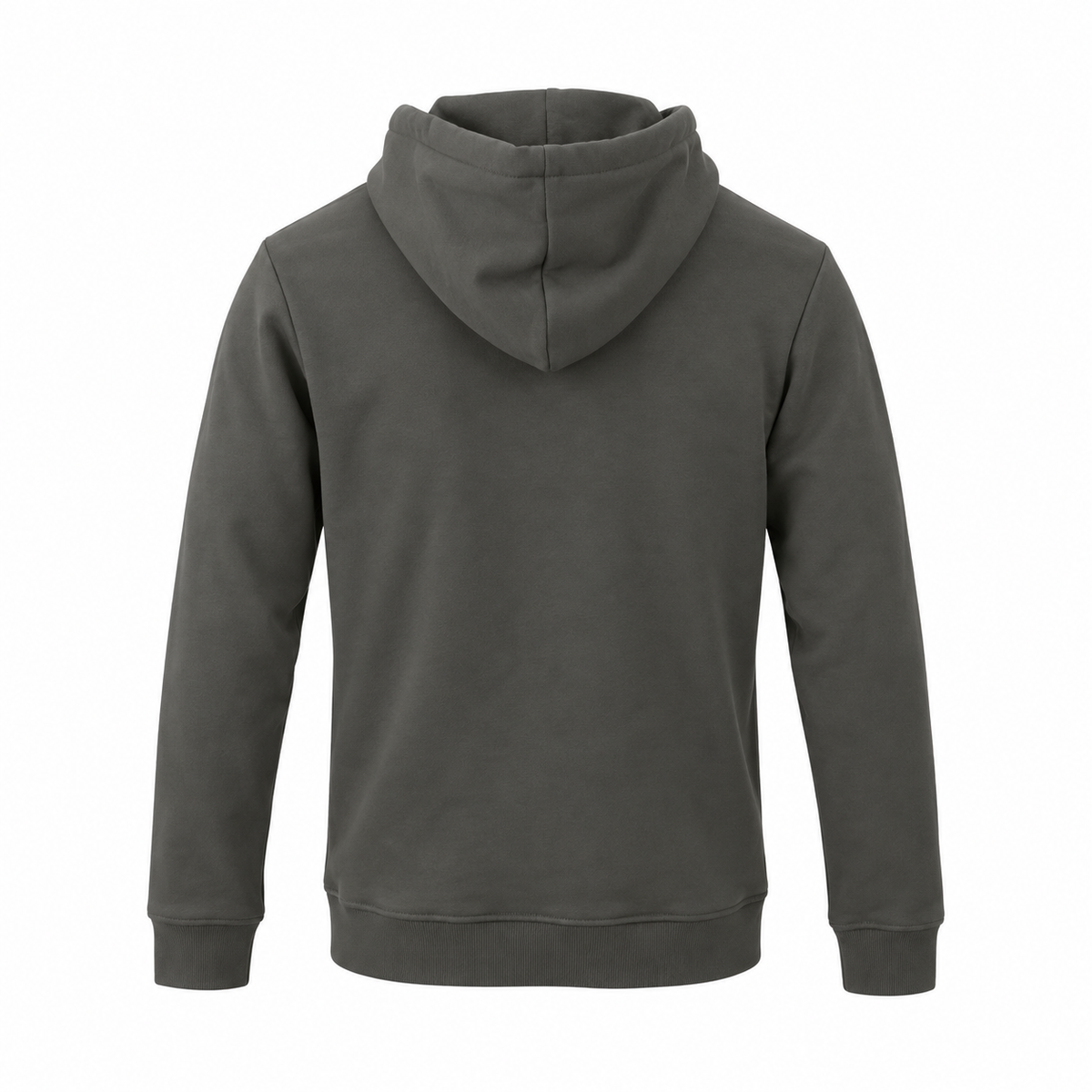 Basic Antrasit Slim Fit Hoodie