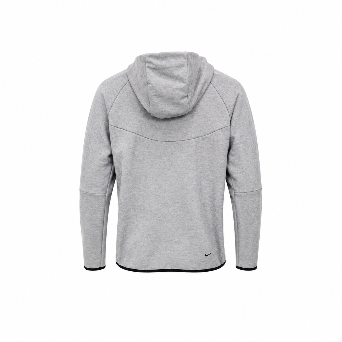 Nike Tech Fleece Fermuarlı Kapüşonlu Üst Gri
