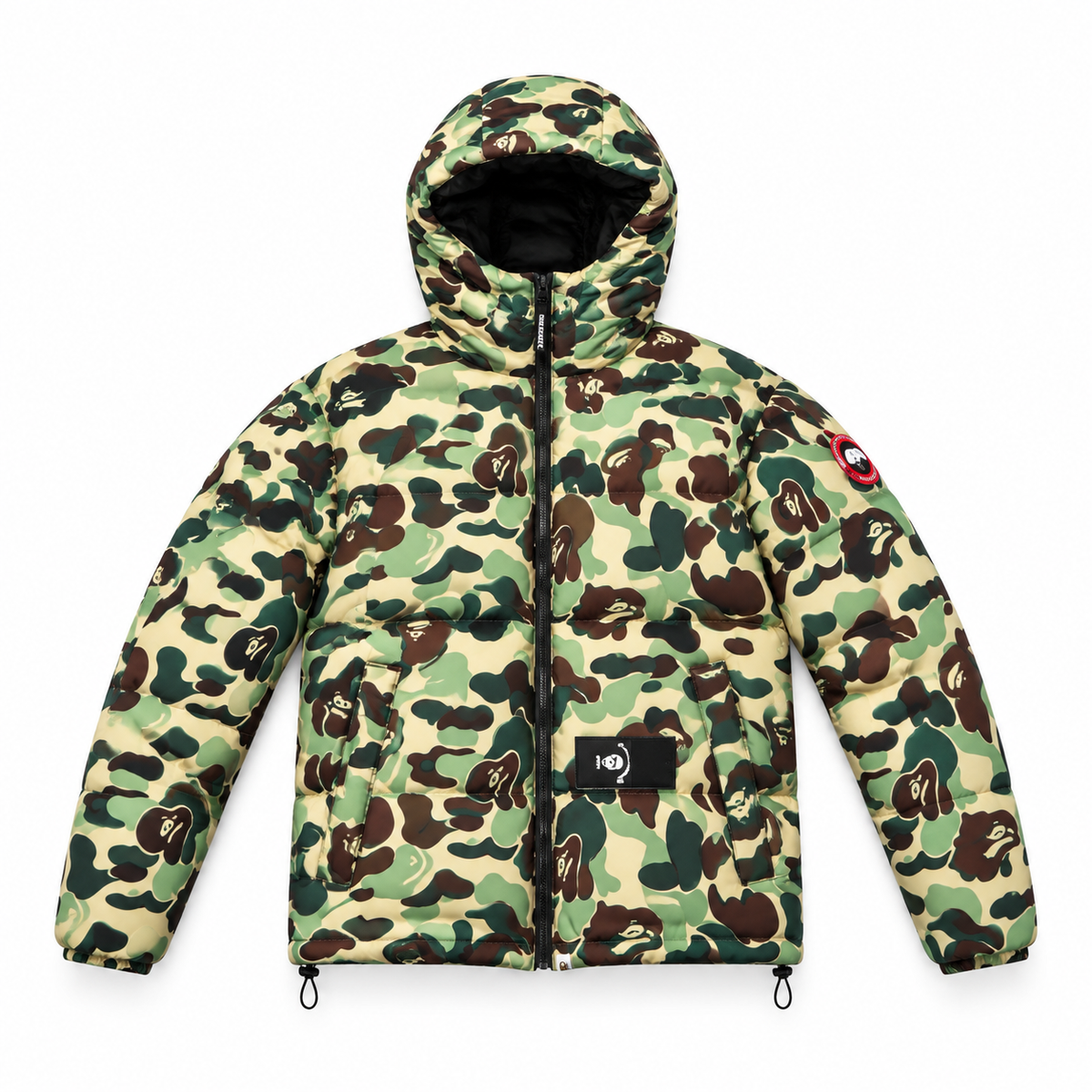 BAPE x Canada Goose Kamuflaj Şişme Mont