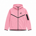 Nike Tech Fleece Fermuarlı Kapüşonlu Üst Pembe