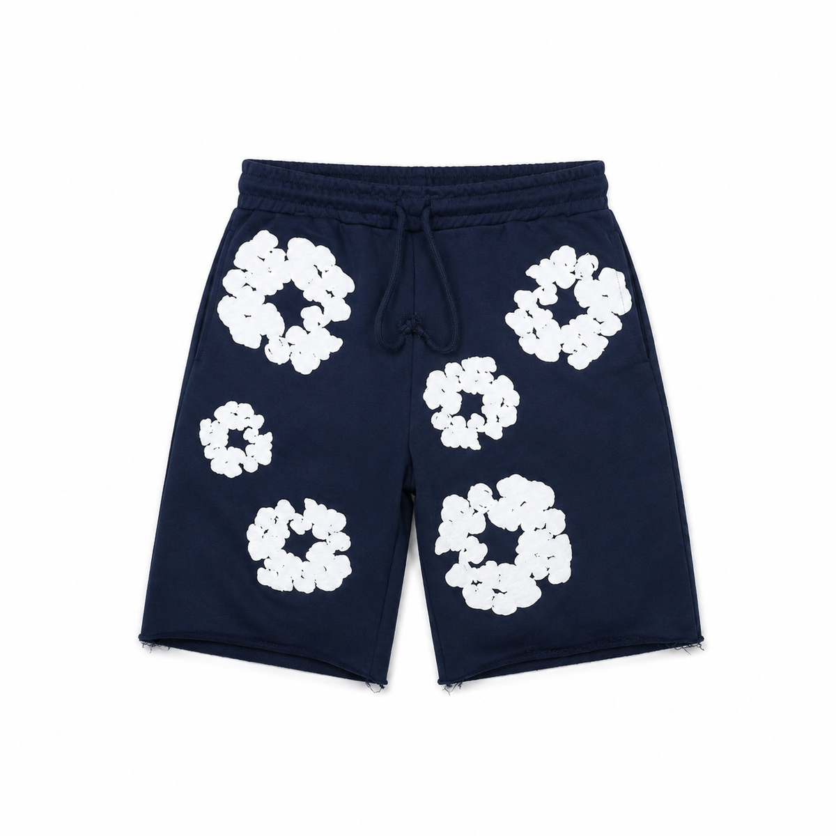 Denim Tears Floral Şort Koyu Lacivert
