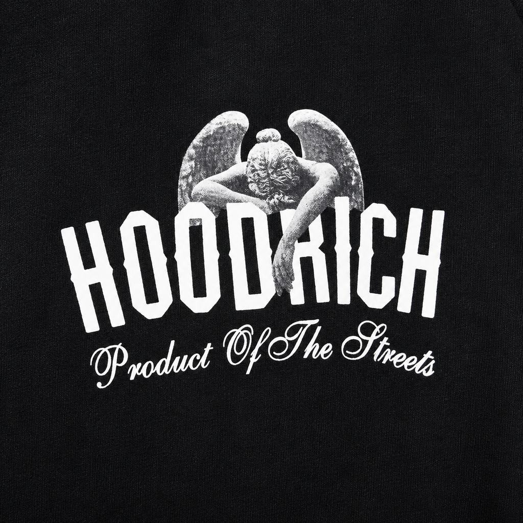 Hoodrich Angel Siyah Şort