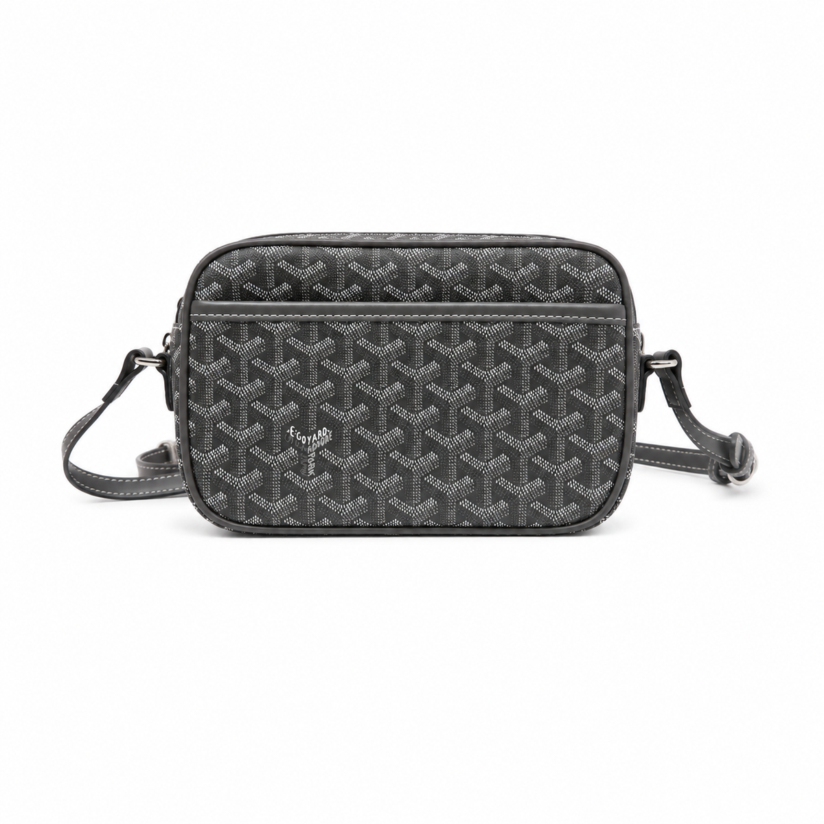 Goyard Desenli Omuz Çantası – Antrasit