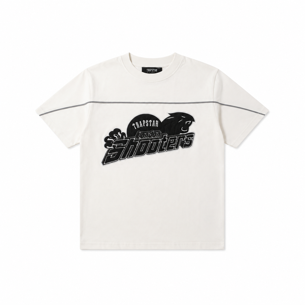 Trapstar Shooters Reflect Tee Beyaz