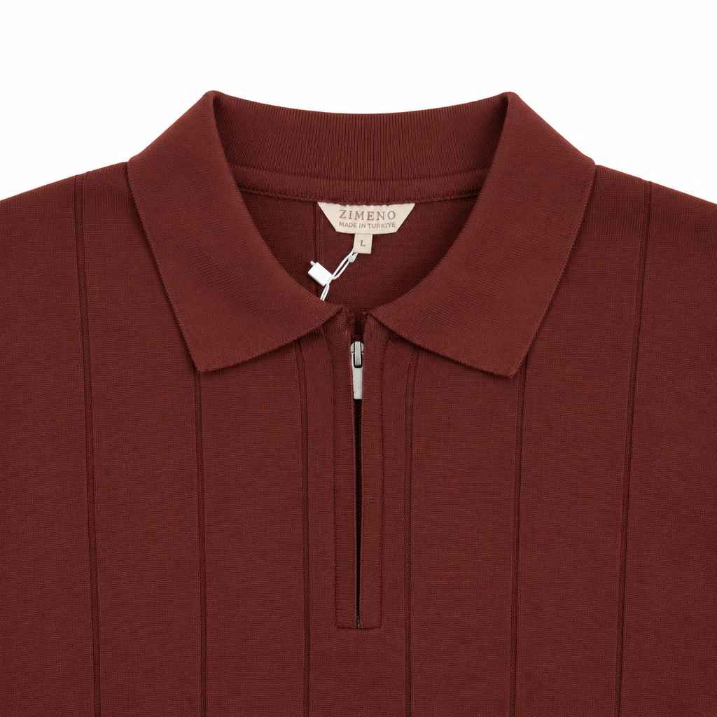 Polo Yaka Triko KahveRengi