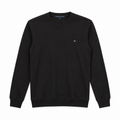 Tommy Hilfiger Bisiklet Yaka Sweatshirt – Siyah