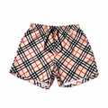 Burberry Bej Ekose Premium Deniz Şortu