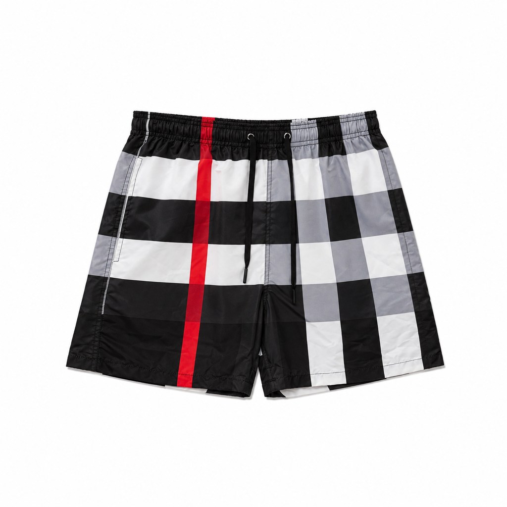 Burberry Ekose Deniz Şortu