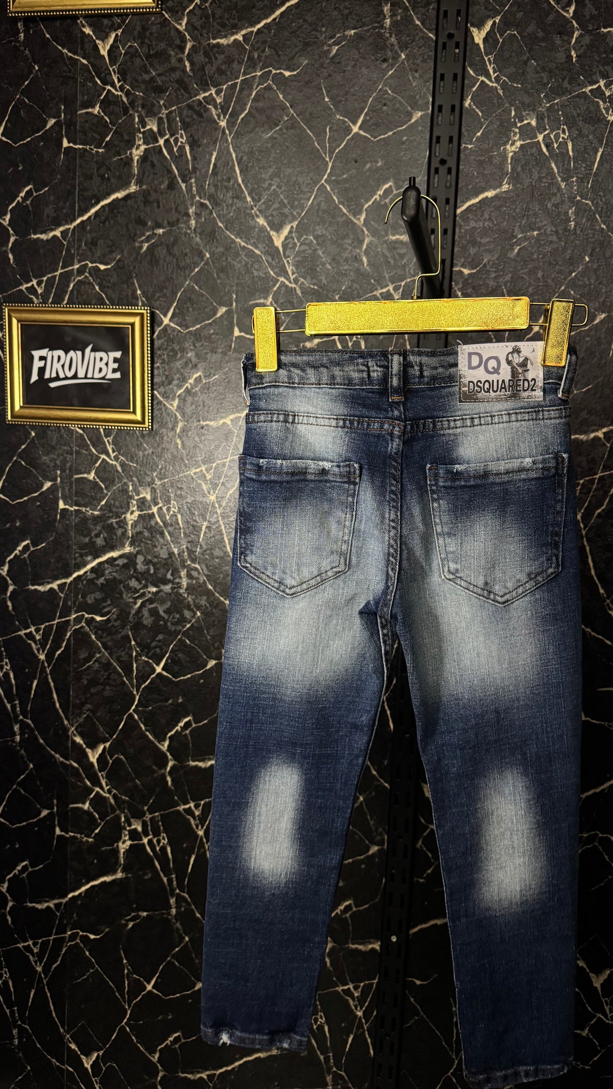 Desquared çocuk kot pantolon Mavi