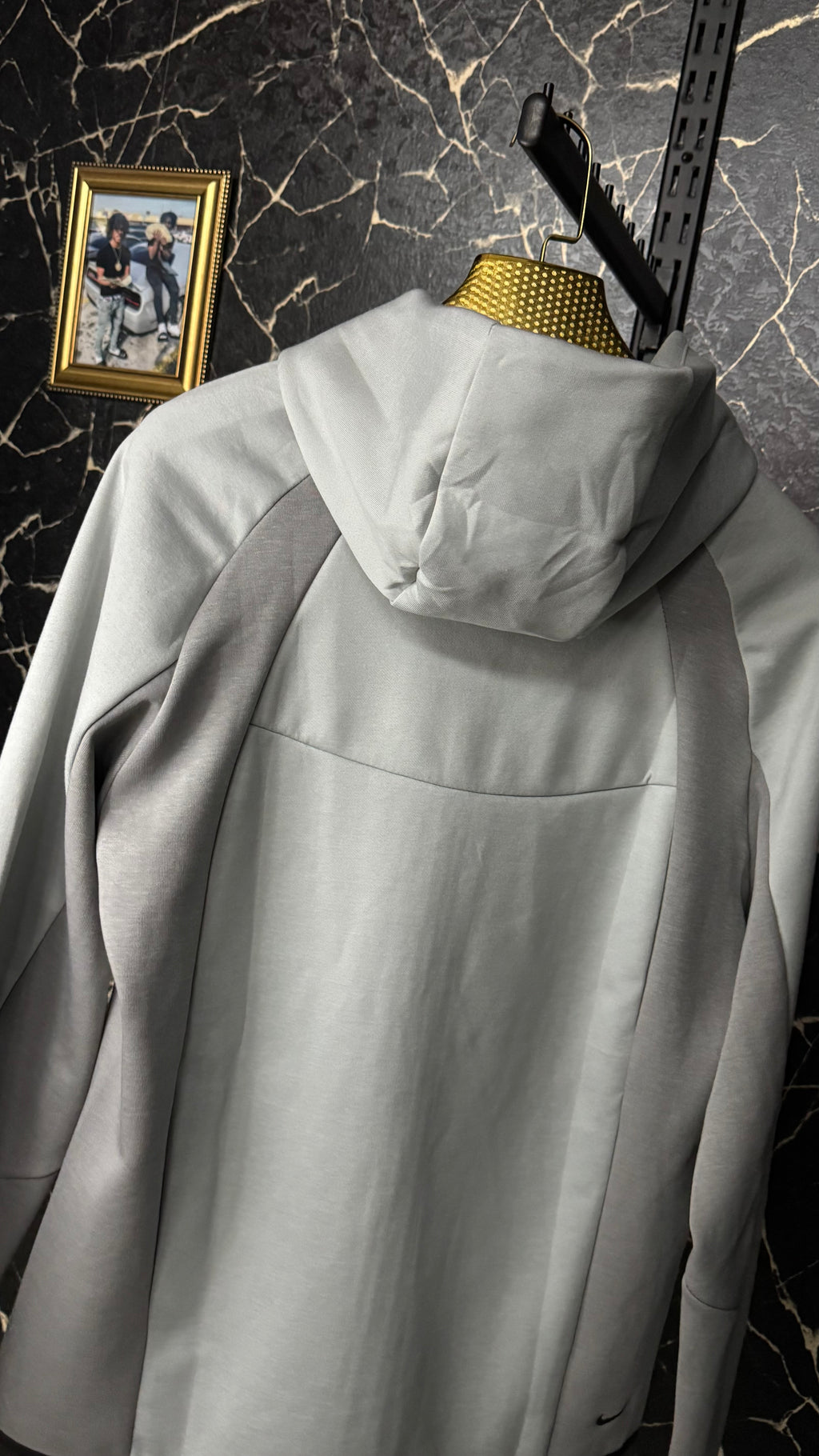 Nike Tech Fleece Gri Fermuarlı Hoodie 2026