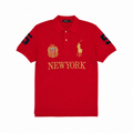 Polo New York Nakışlı Polo Yaka Tişört Kırmızı