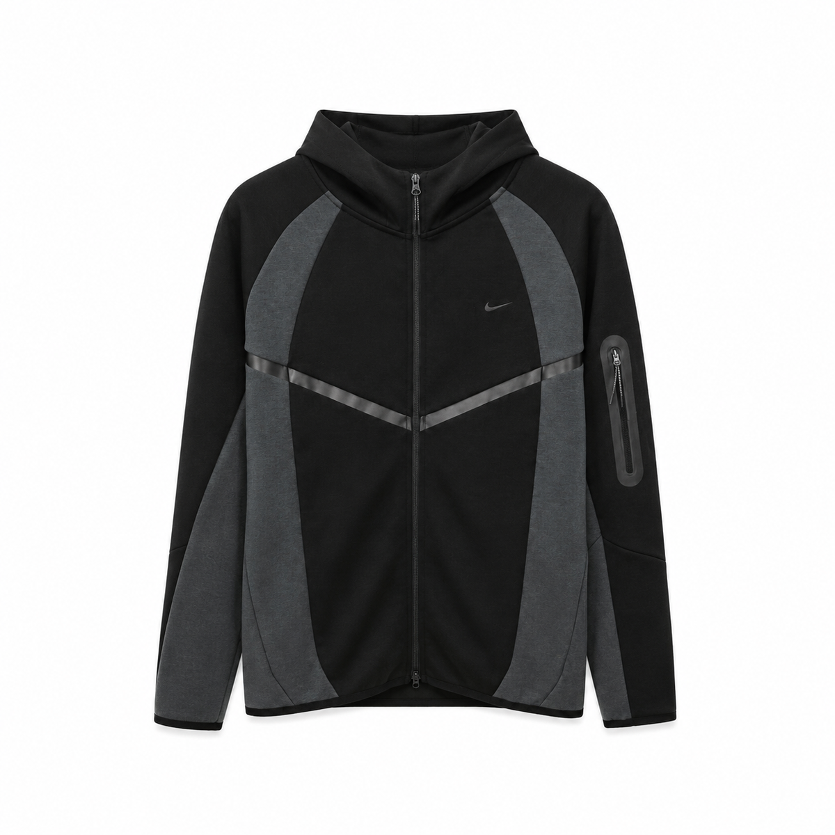 Nike Tech Fleece 2026 Kapüşonlu Gri siyah
