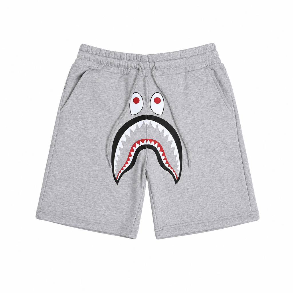 Bape Shark Gri Şort