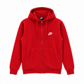 Nike Fermuarlı Kapüşonlu Sweatshirt – Kırmızı