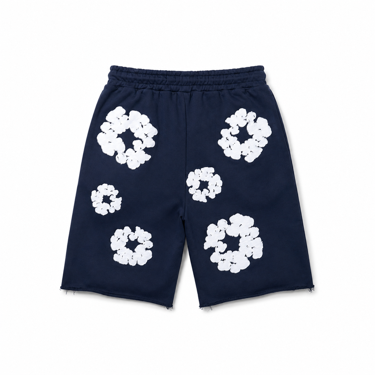Denim Tears Floral Şort Koyu Lacivert