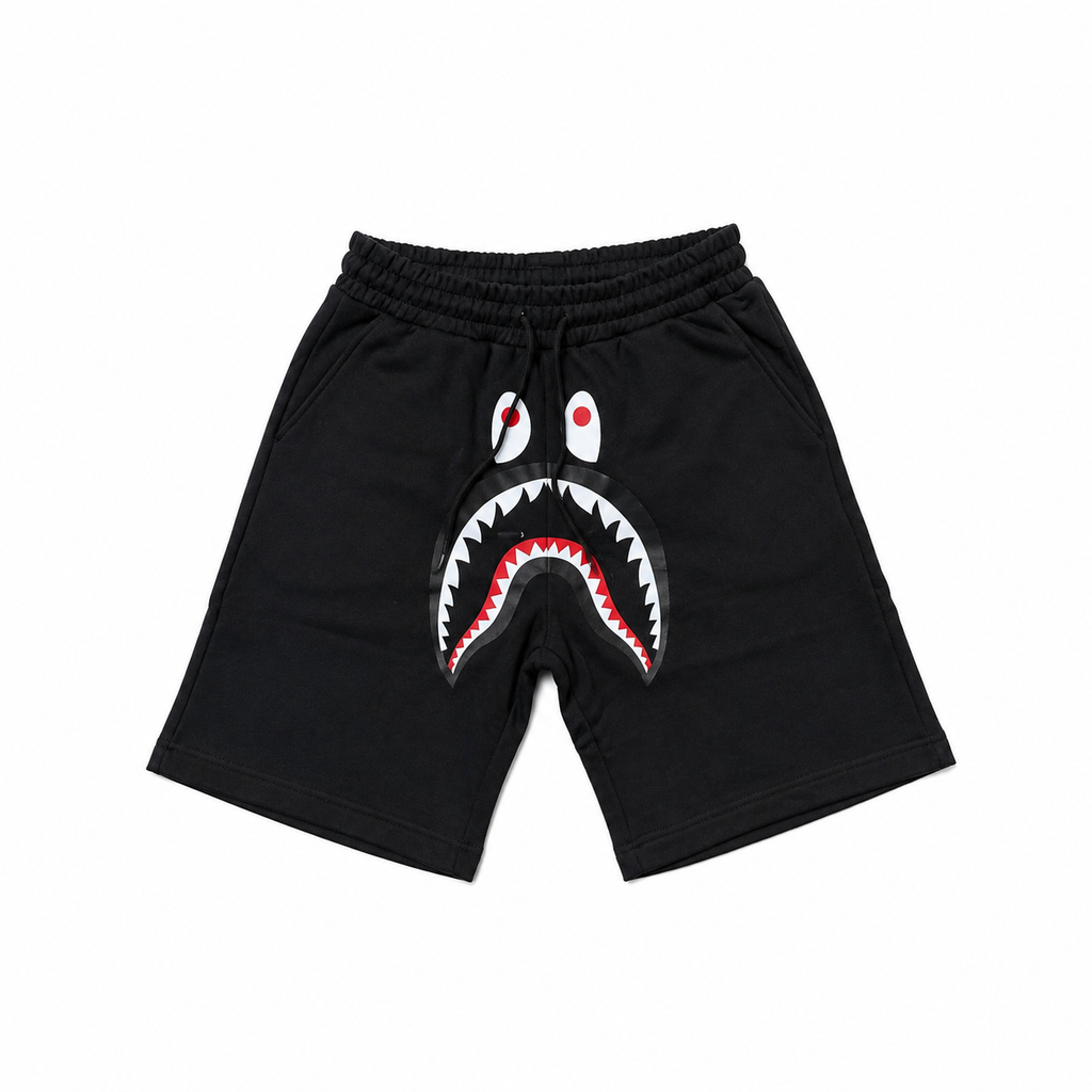 Bape Shark Siyah Şort