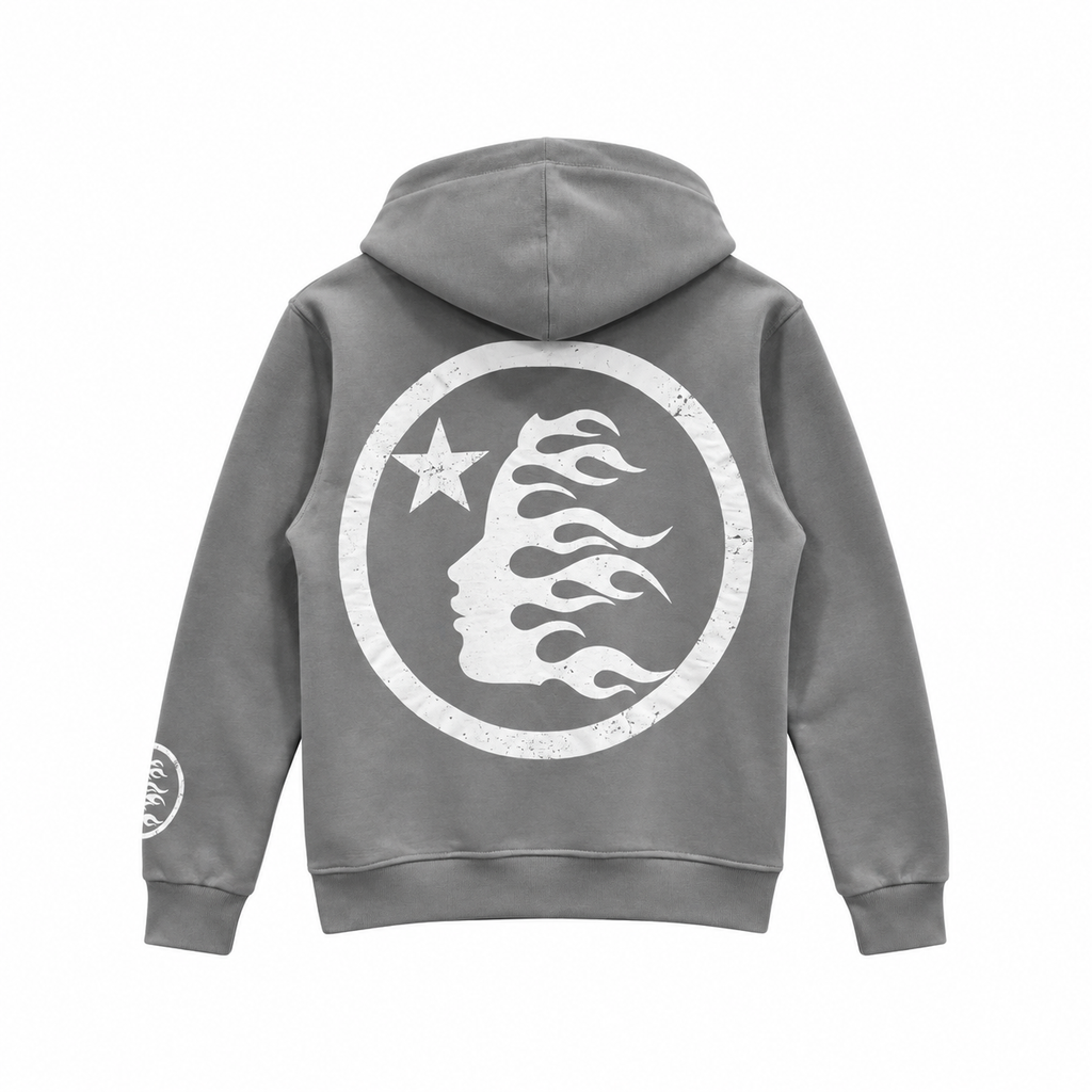 Hellstar Gri Hoodie