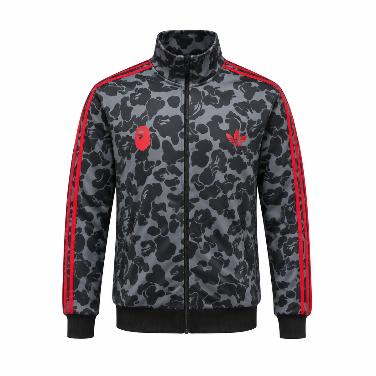 Bape x Adidas Camo Çocuk Hırka