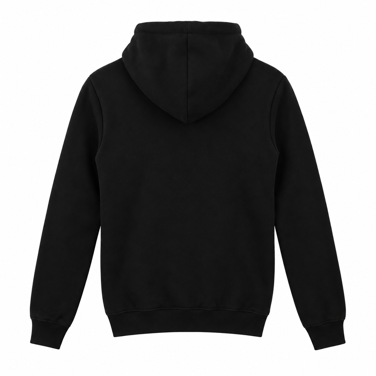 Basic Siyah Slim Fit Hoodie
