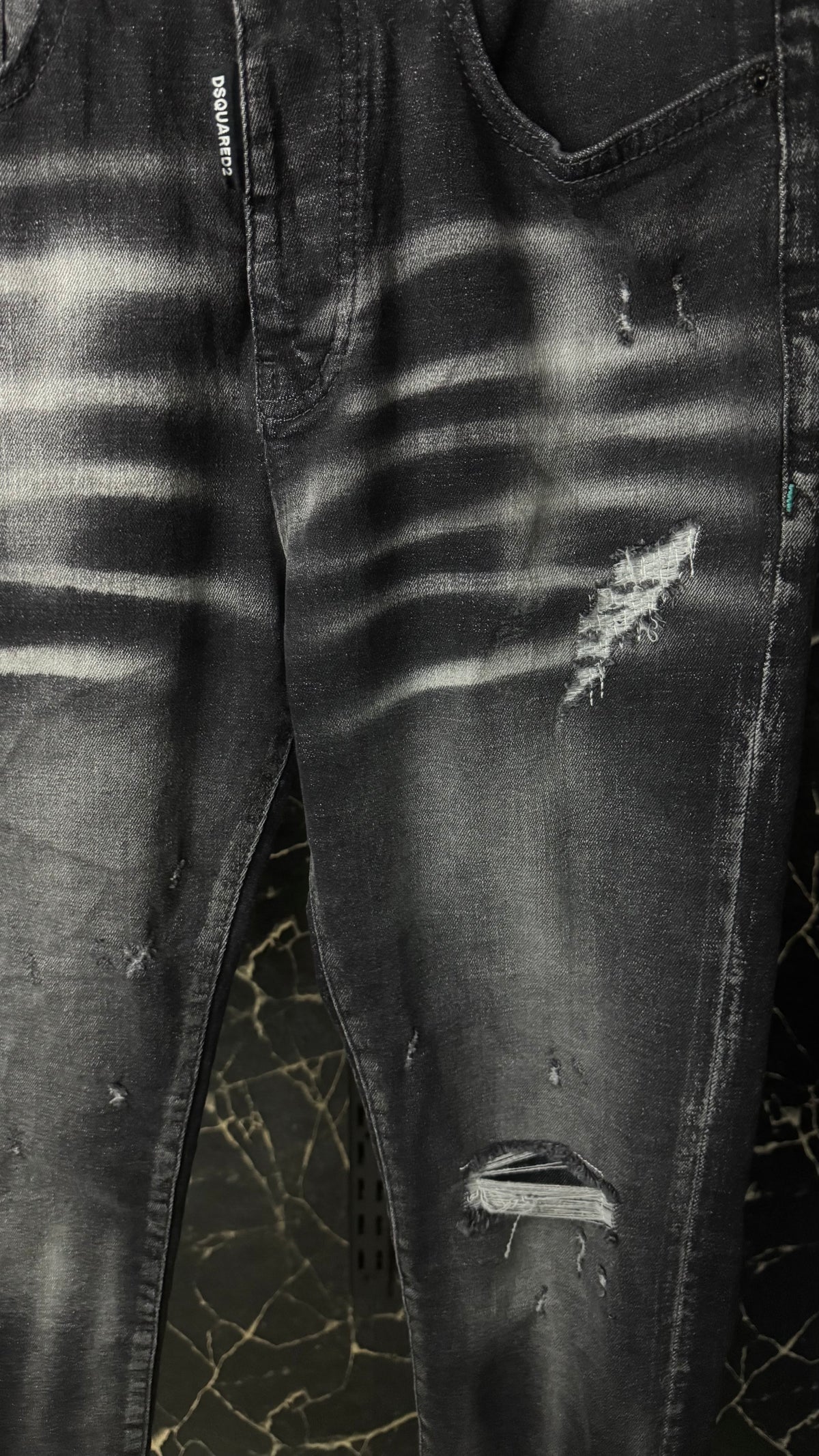 DSquared2 Black Slim Denim