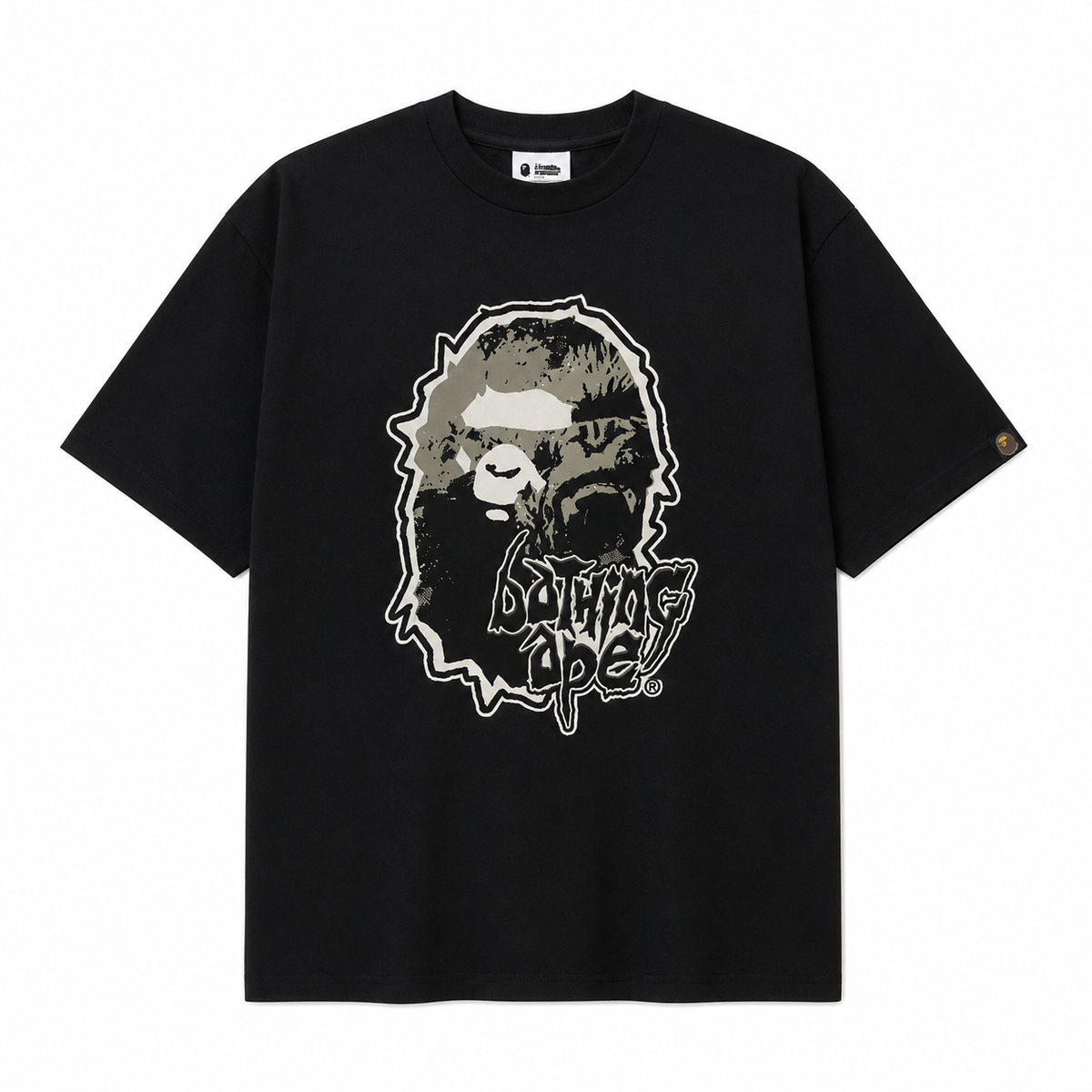 Bape Ape Graphic T-Shirt Siyah