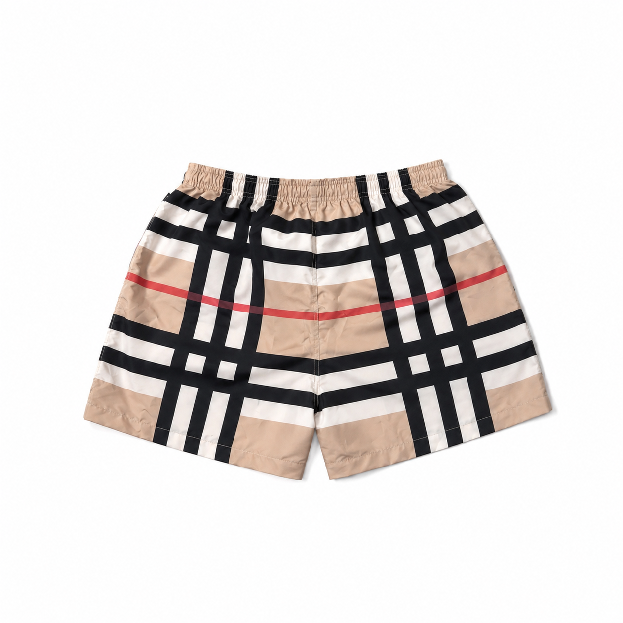 Burberry Klasik Kare Desenli Şort