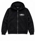 Corteiz Siyah Fermuarlı Hoodie
