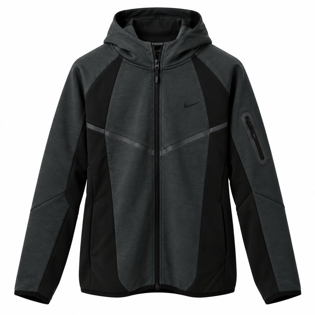 Nike Tech Fleece Antrasit Fermuarlı Hoodie 2026