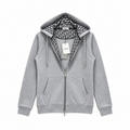 Dior Oblique Fermuarlı Hoodie – Gri