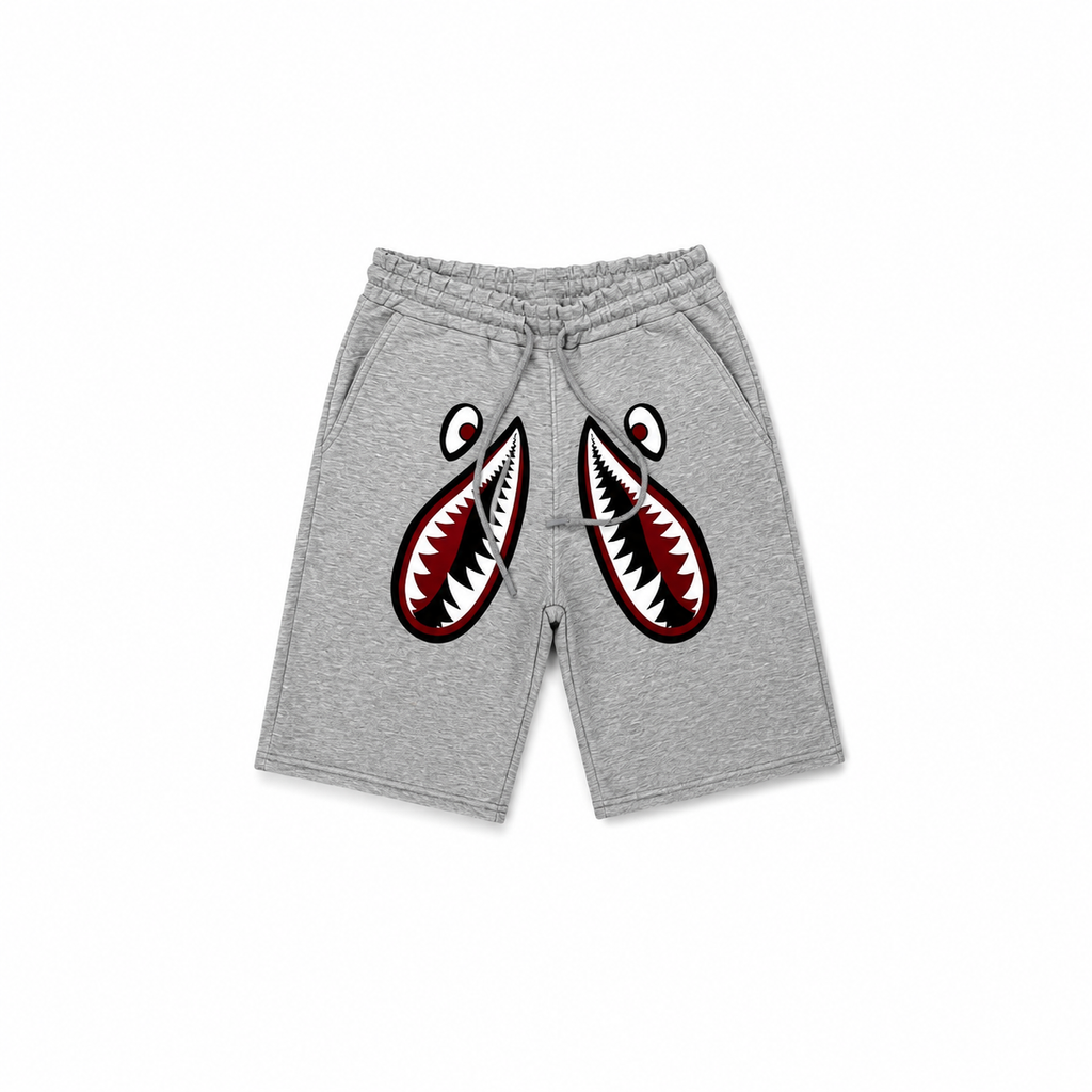 Bape Shark Baskılı Şort