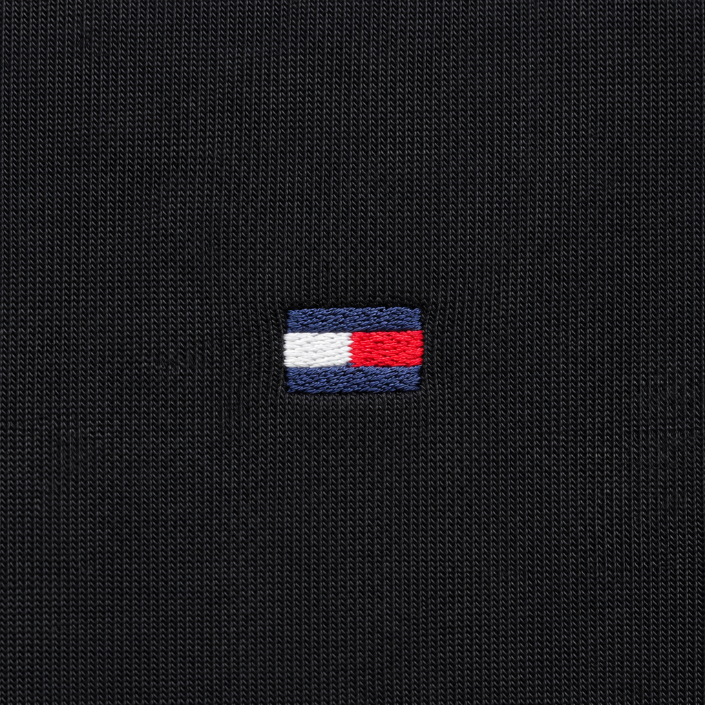 Tommy Hilfiger Bisiklet Yaka Sweatshirt – Siyah