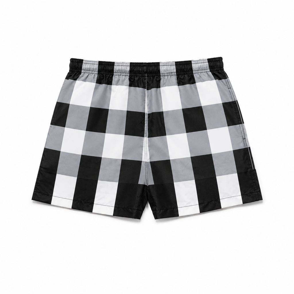 Burberry Ekose Deniz Şortu