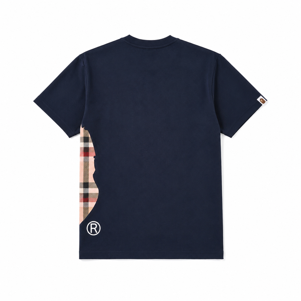 BAPE Check Ape Head Tişört – Lacivert