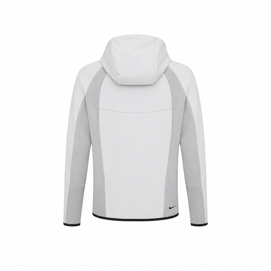 Nike Tech Fleece 2026 Kapüşonlu Beyaz Gri