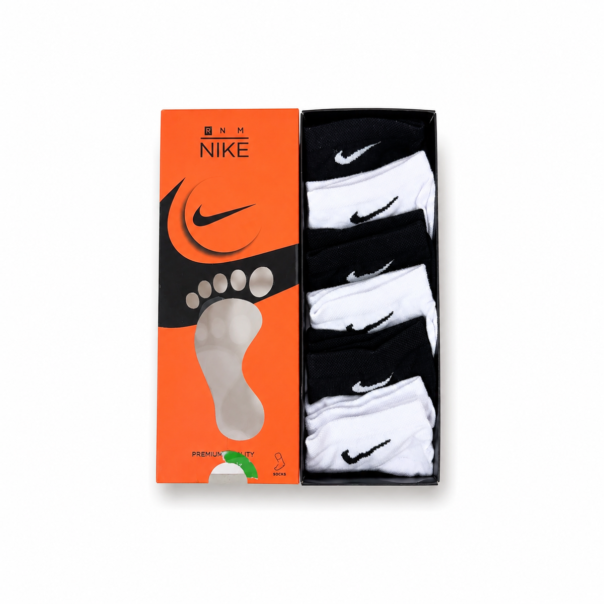Nike Logo Detaylı Patik Çorap Seti