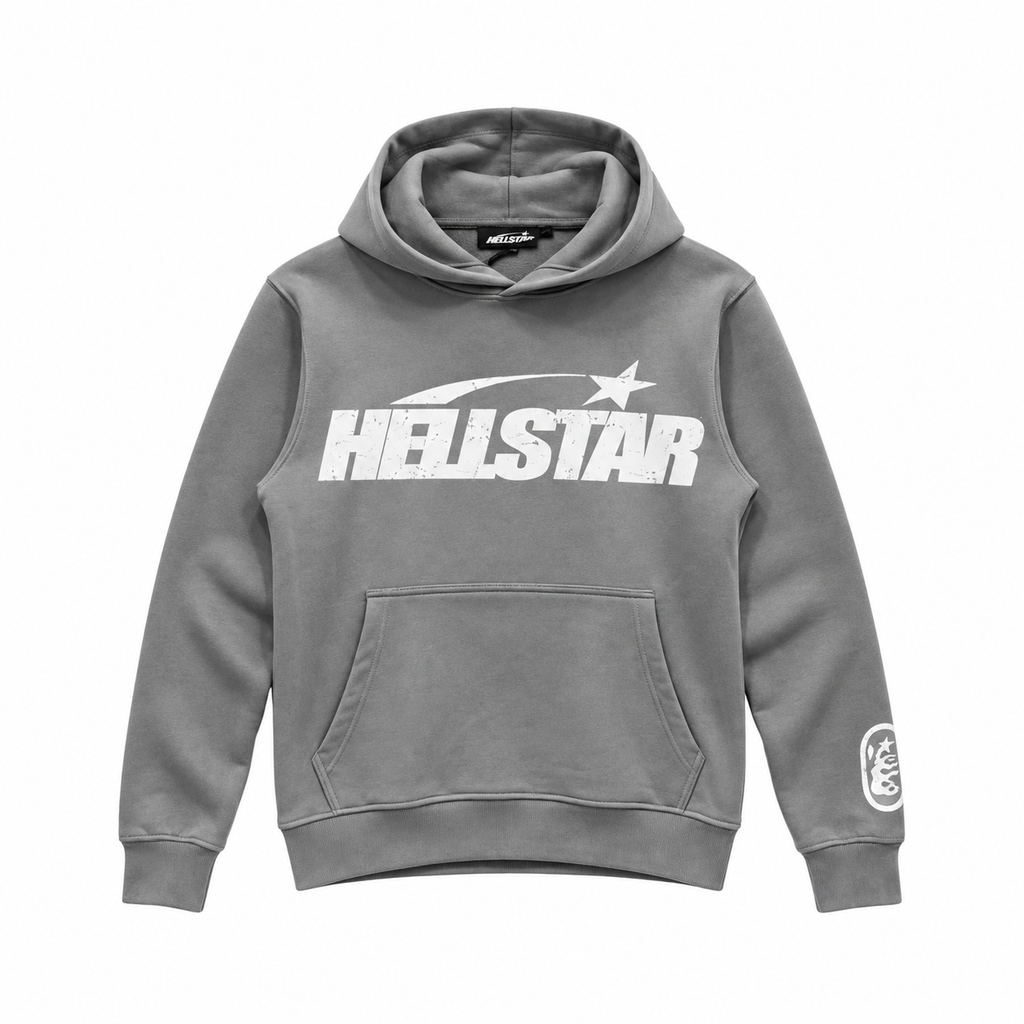 Hellstar Gri Hoodie