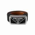 Prada Silver Tokalı Deri Kemer