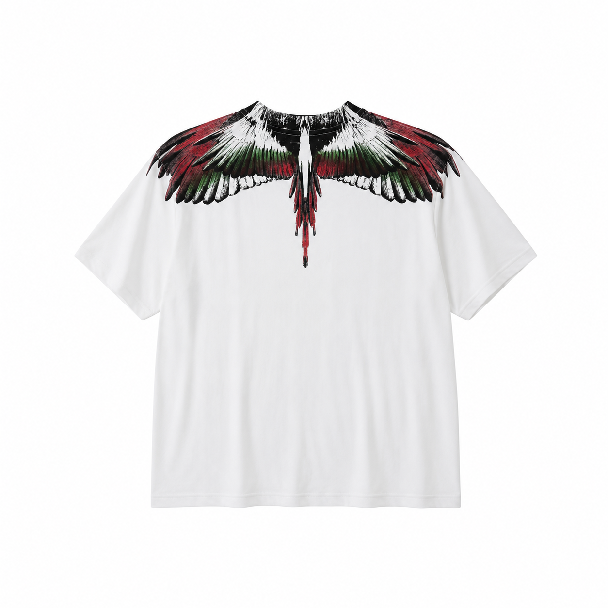 Marcelo Burlon Wings Beyaz Oversize Tişört