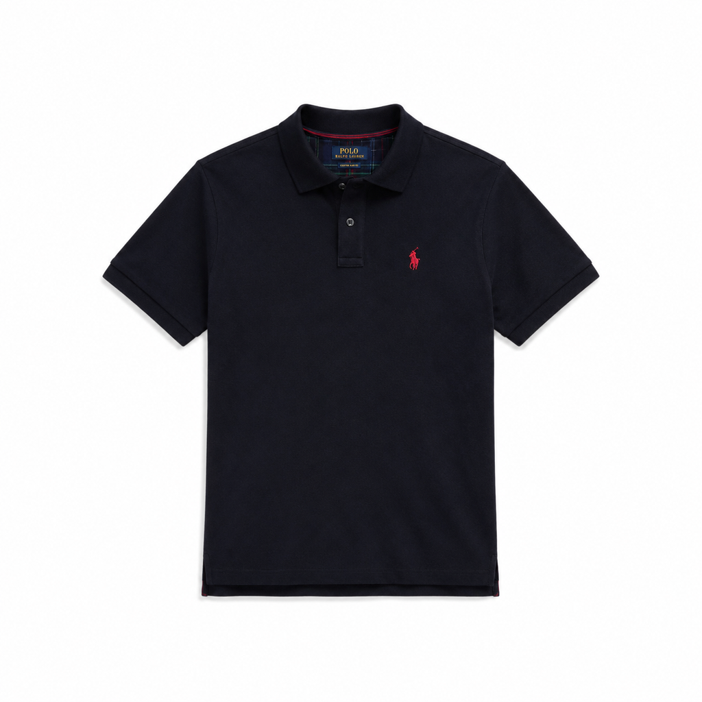 Polo Ralph Lauren Çocuk Siyah Polo Yaka Tişört