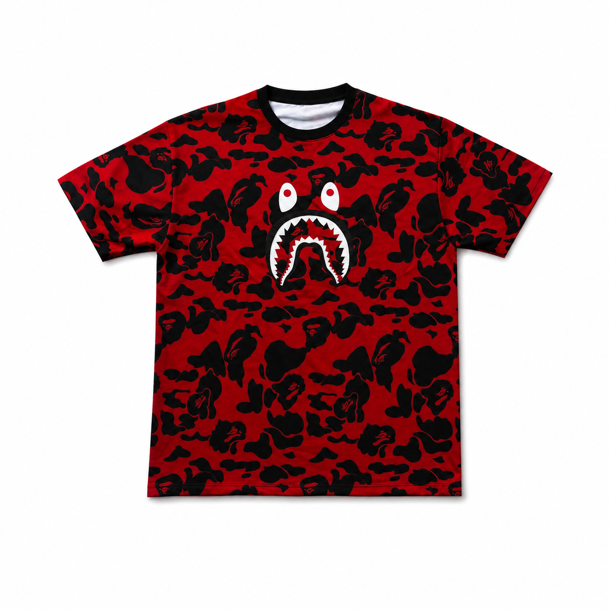 BAPE Shark Camo Tişört