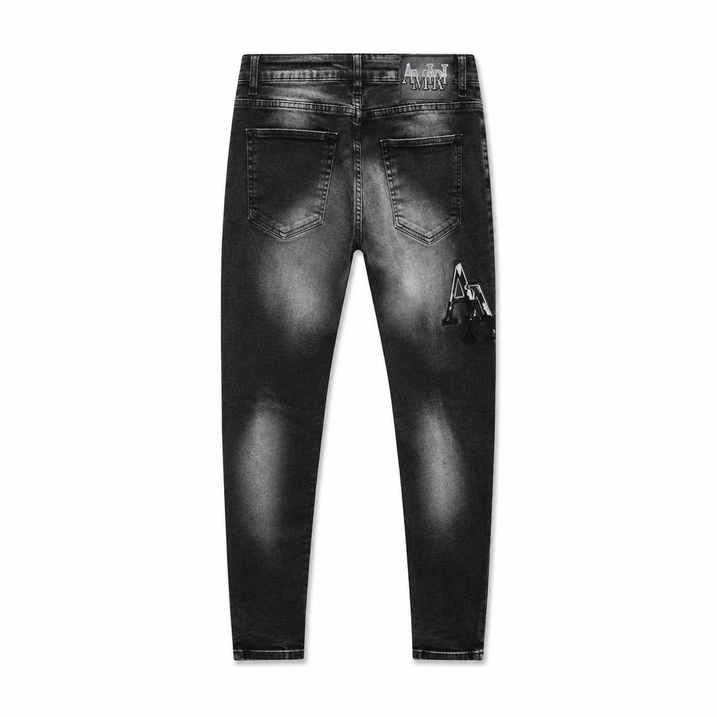 AMIRI Distressed Slim Fit Denim Pantolon