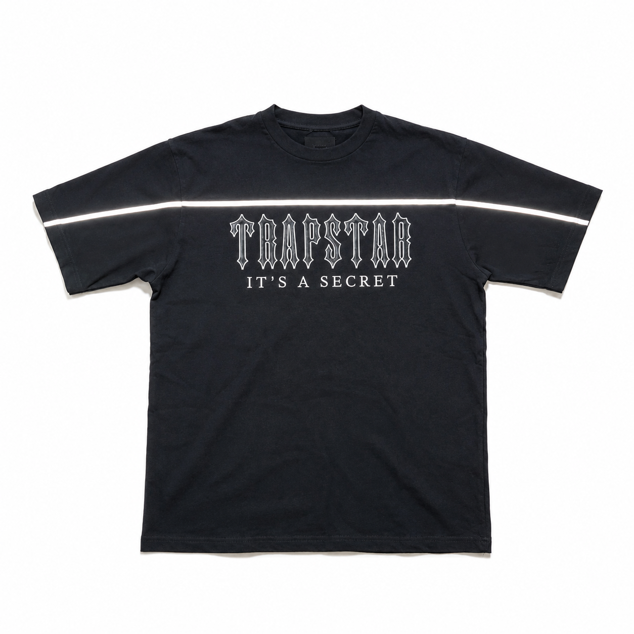 Trapstar Reflektörlü Şerit Oversize Tişört