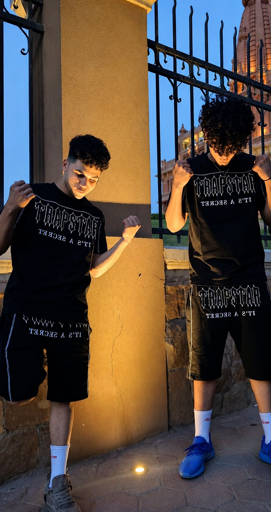 Trapstar Reflektörlü Şerit Oversize Tişört