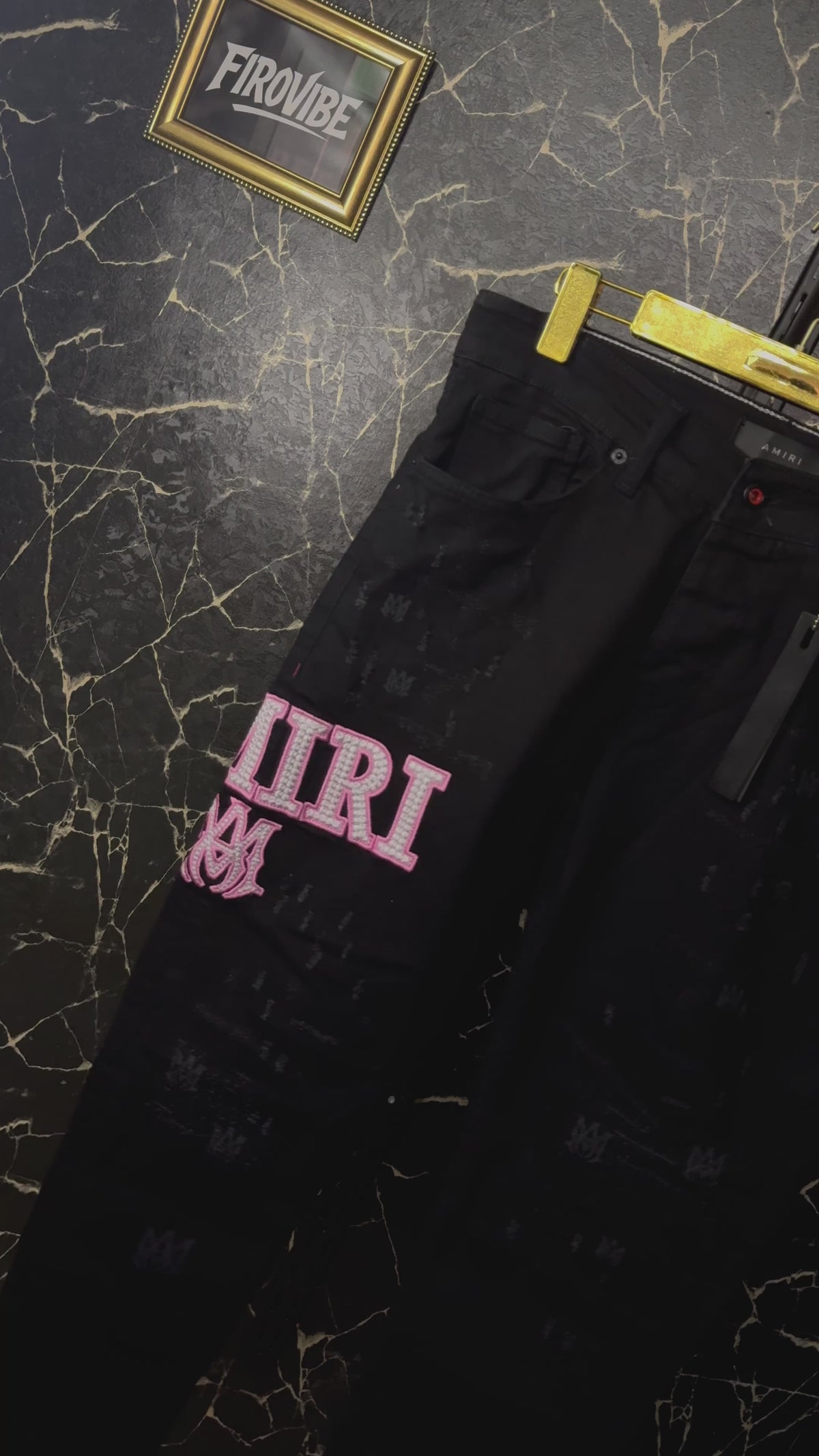 AMIRI Logo Detaylı Slim Fit Jean